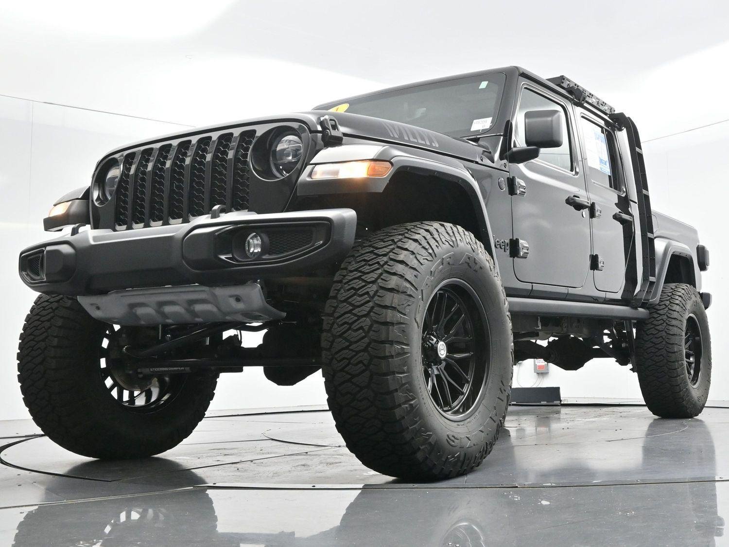 Used 2021 Black Clearcoat Jeep Willys image 43