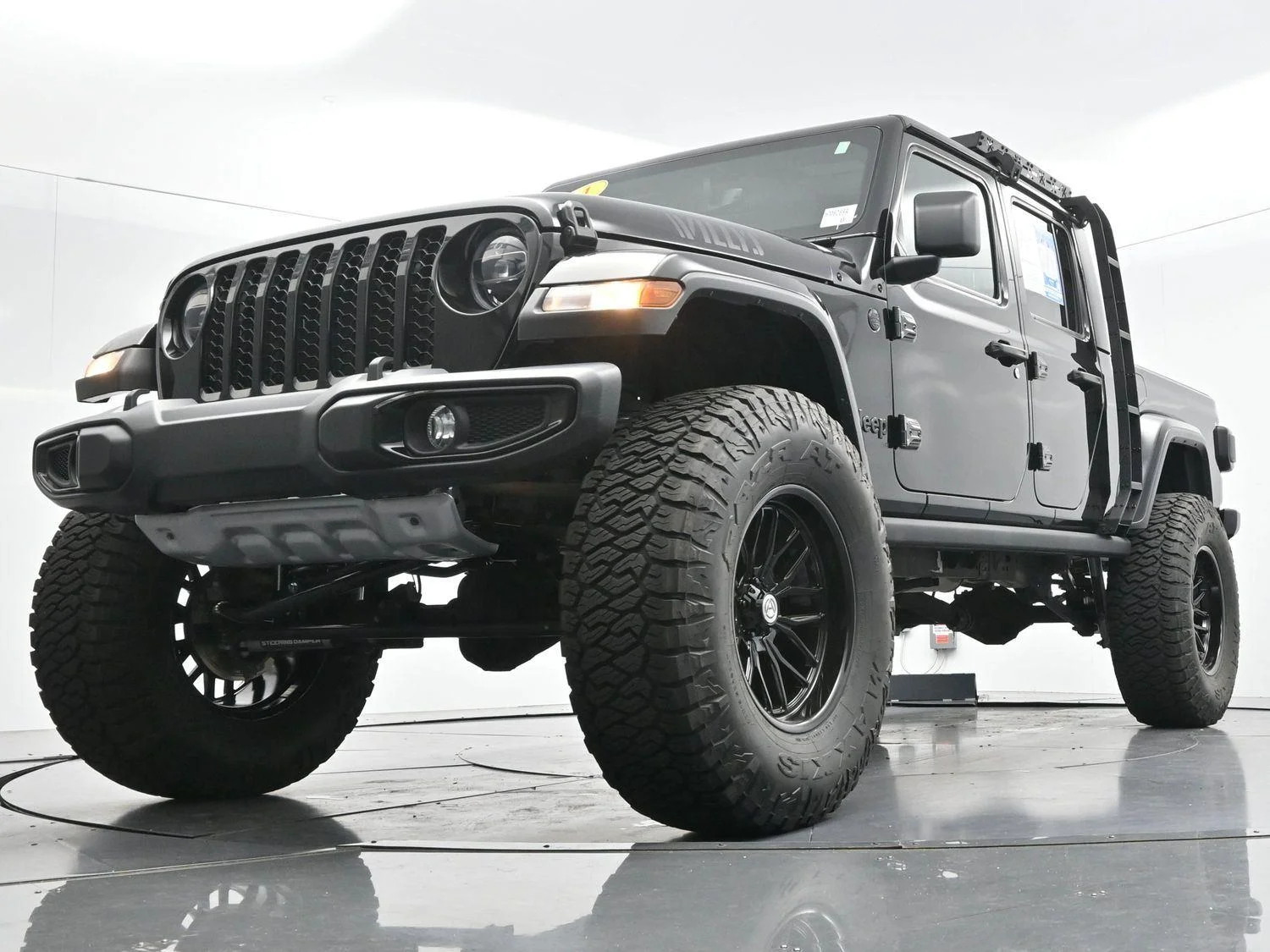 Used 2021 Black Clearcoat Jeep Willys image 43