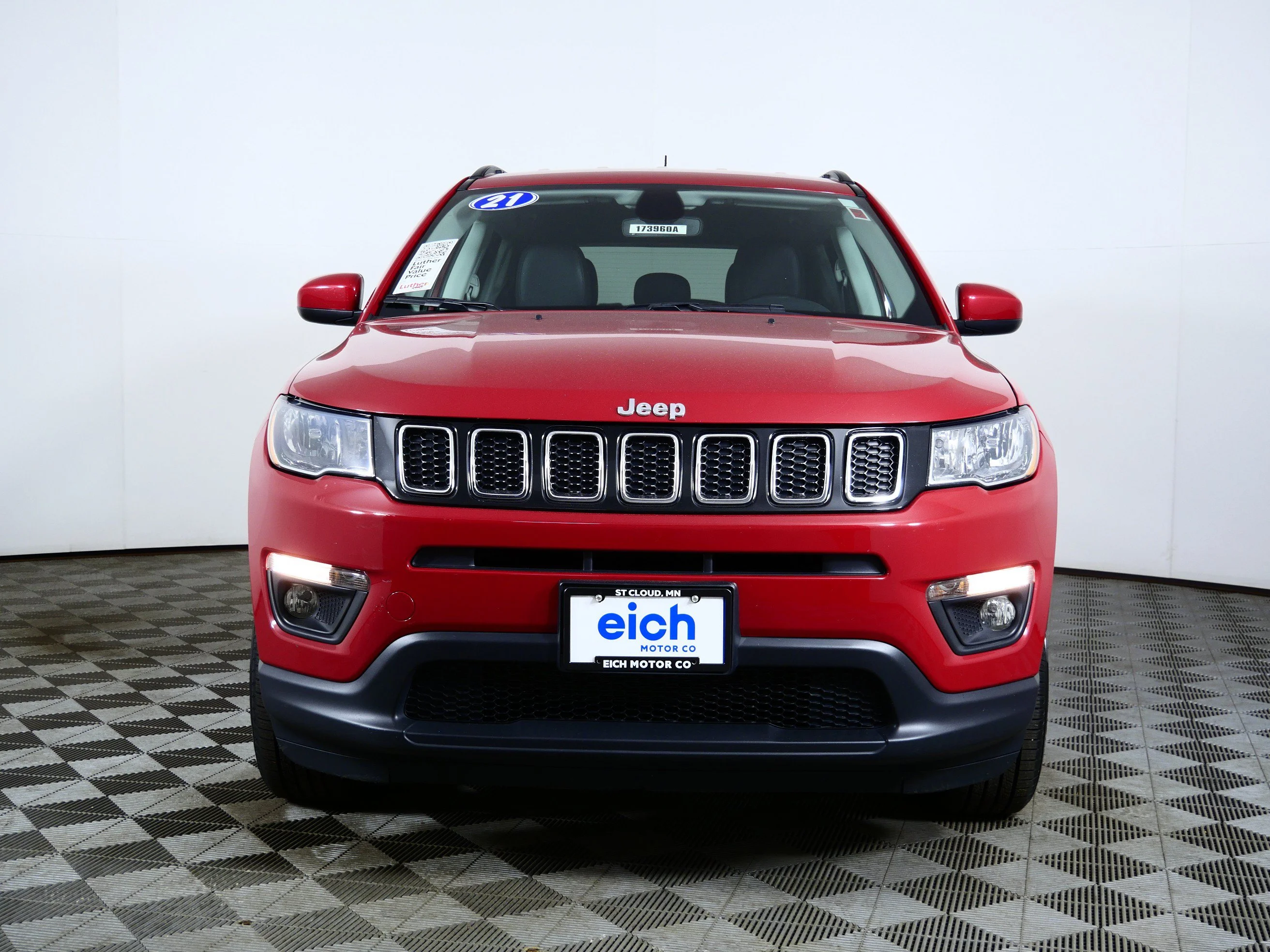 Used 2021 Jeep Compass Latitude with VIN 3C4NJDBB5MT507641 for sale in St. Cloud, Minnesota