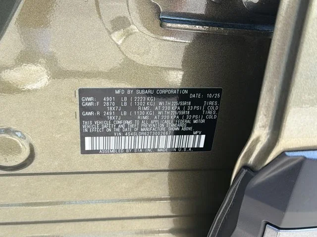 Used 2026 Brown Subaru Limited image 30