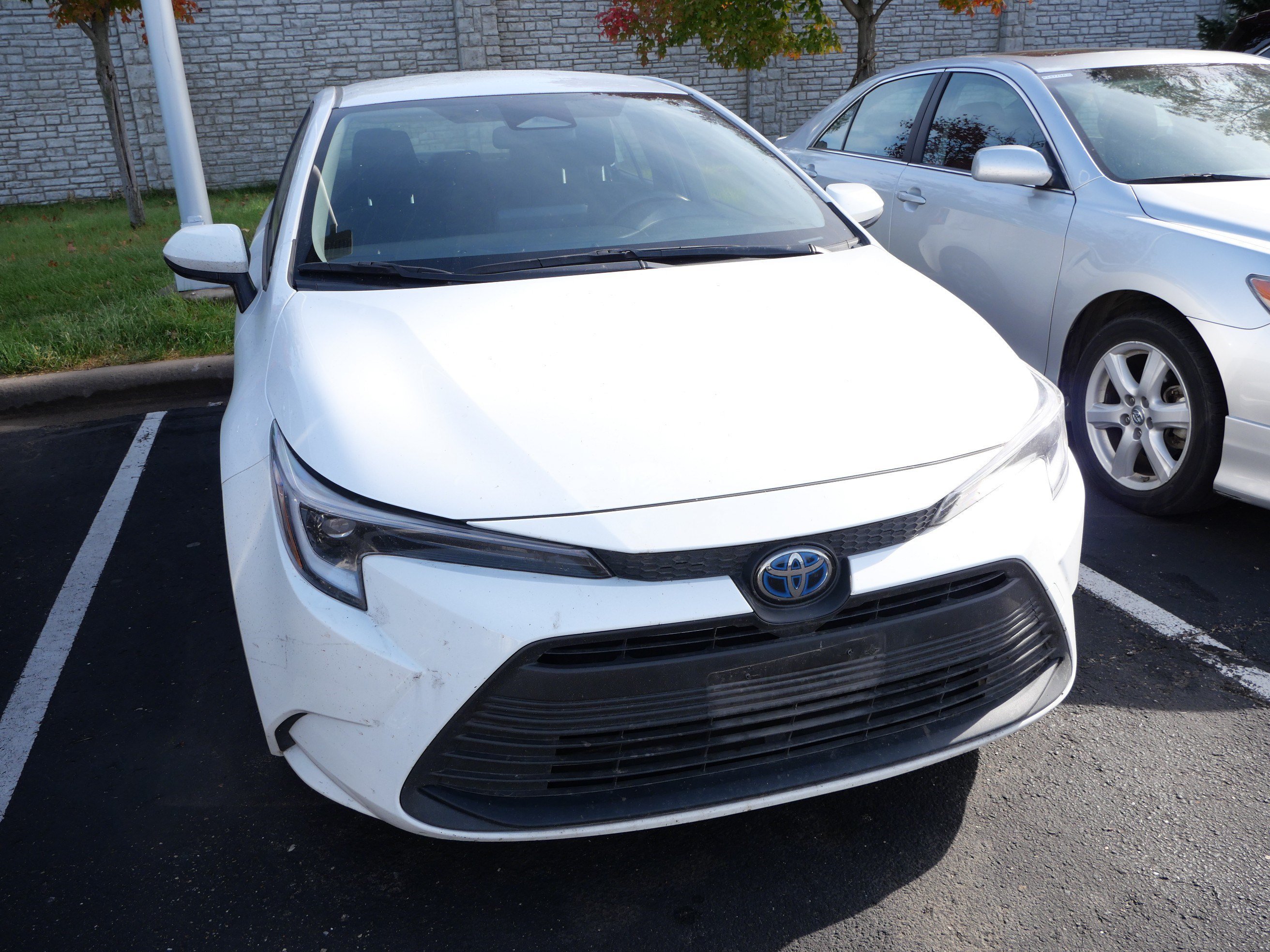 Used 2025 Ice Cap Toyota Hybrid LE image 3