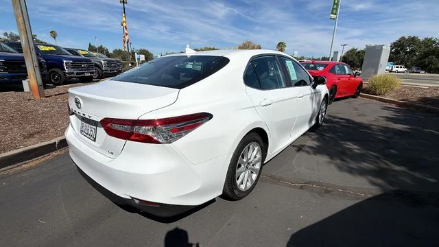 Used 2019 White Toyota LE image 4