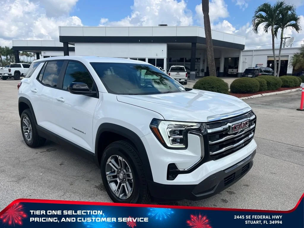 New 2027 Summit White GMC FWD Elevation image 3