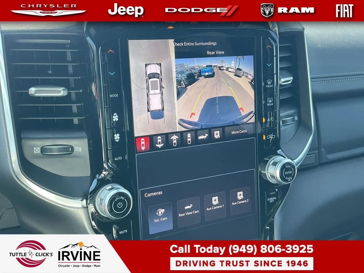 New 2027 Diamond Black Crystal Pearl-Coat Exterior Paint RAM Laramie image 31