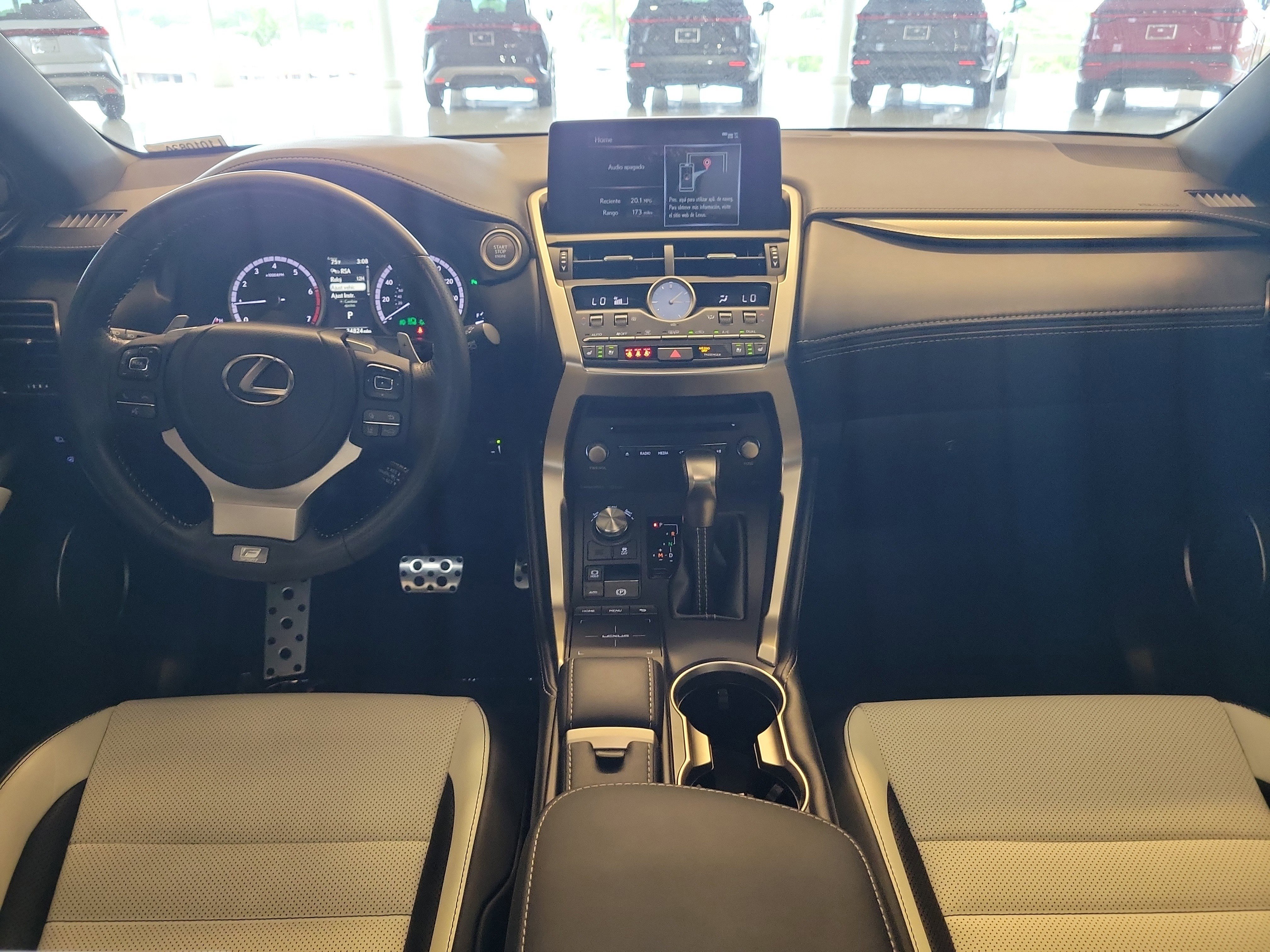 Used 2021 Atomic Silver Lexus NX 300 F SPORT image 17