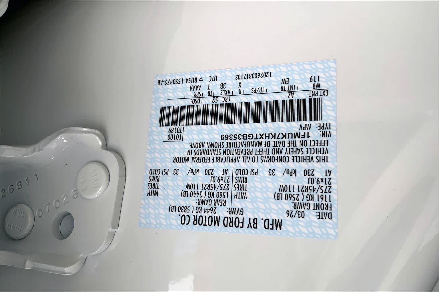 New 2026 Star White Metallic Tri-Coat Ford ST-Line image 19