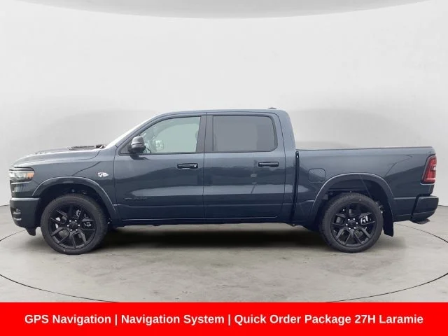 New 2026 Blue Metallic Ram LARAMIE CREW CAB 4X4 5