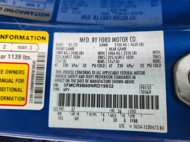 Used 2022 Blue Ford Big Bend image 25