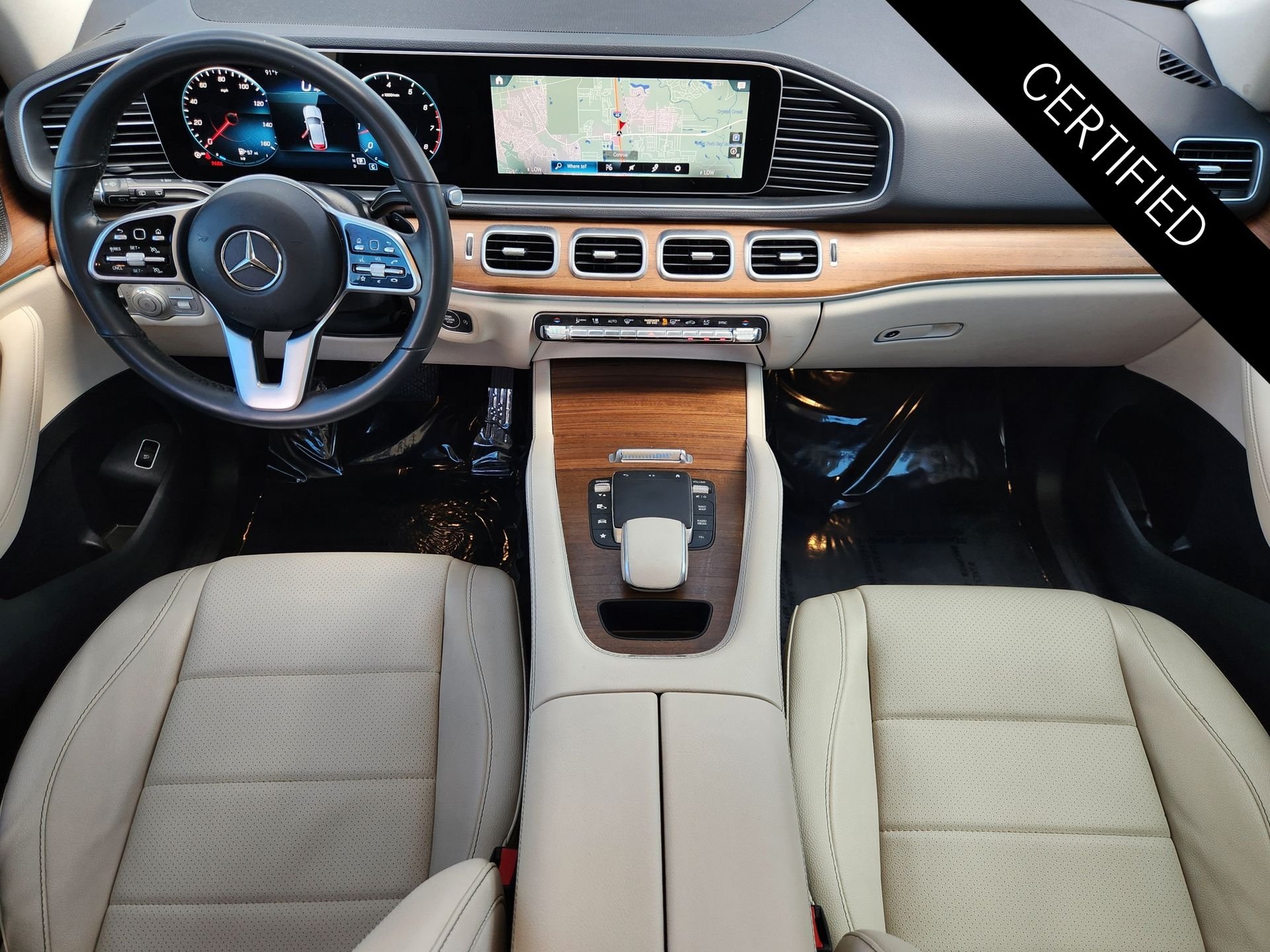 Certified Used 2023 Mojave Silver Metallic Mercedes-Benz GLE 350 image 2