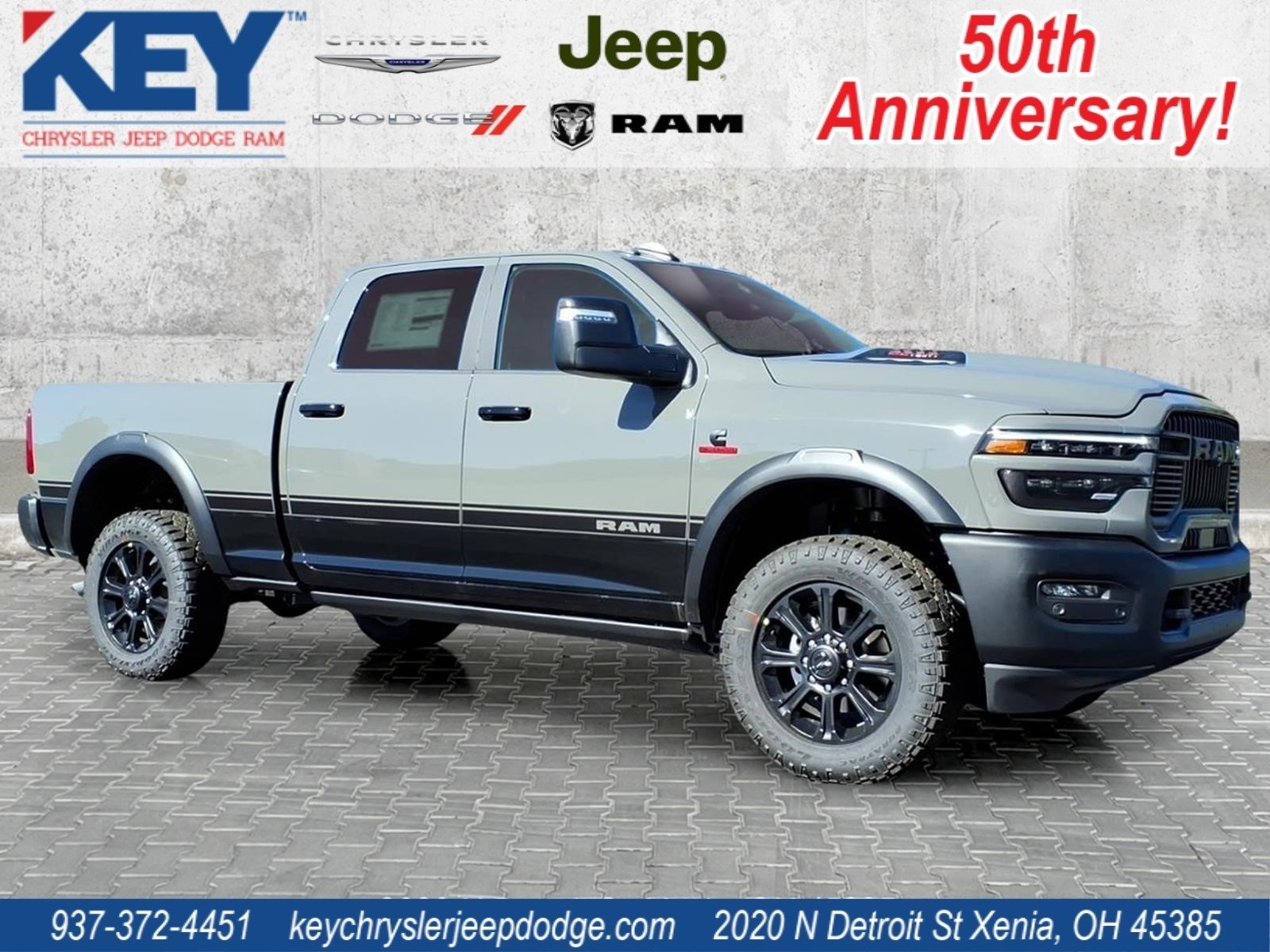 New 2027 Ceramic Gray Clear-Coat Paint RAM Rebel image 1