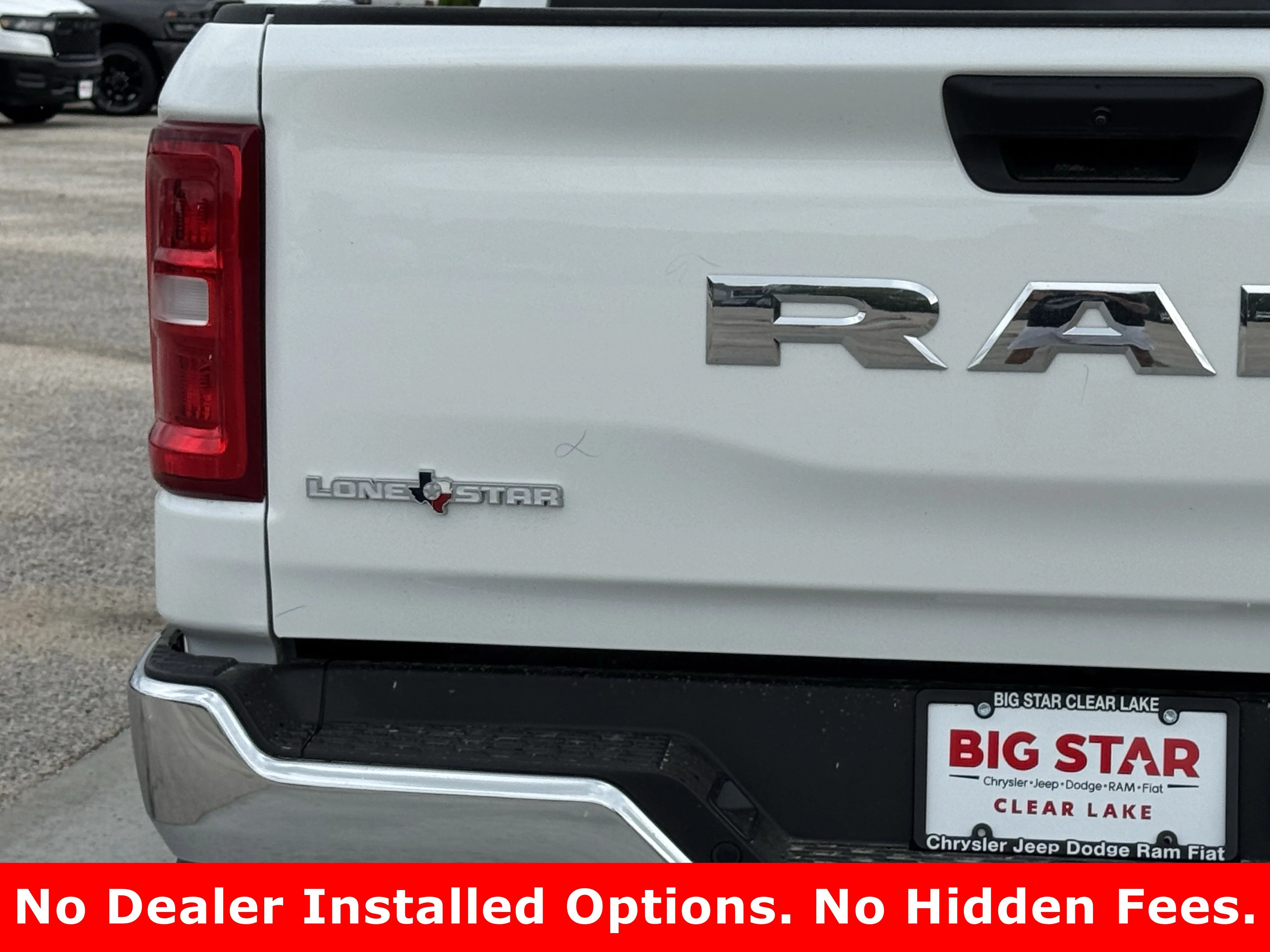New 2026 Bright White Clearcoat Ram Lone Star image 10