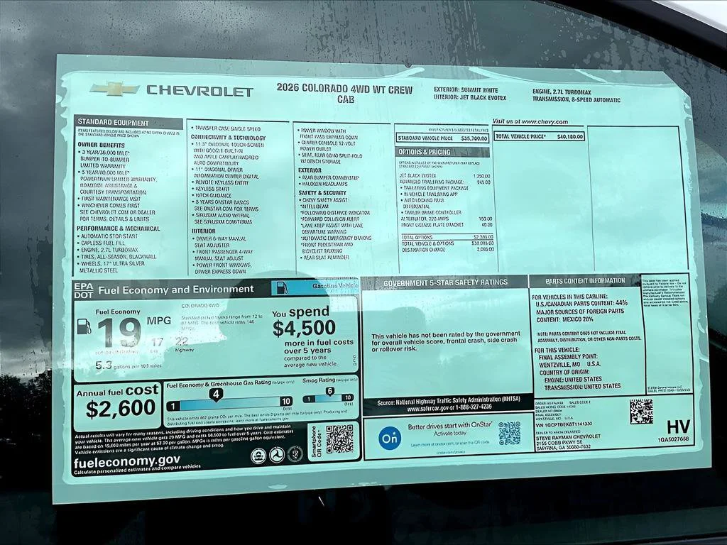 2026 Chevrolet Colorado Work Truck - Photo 10
