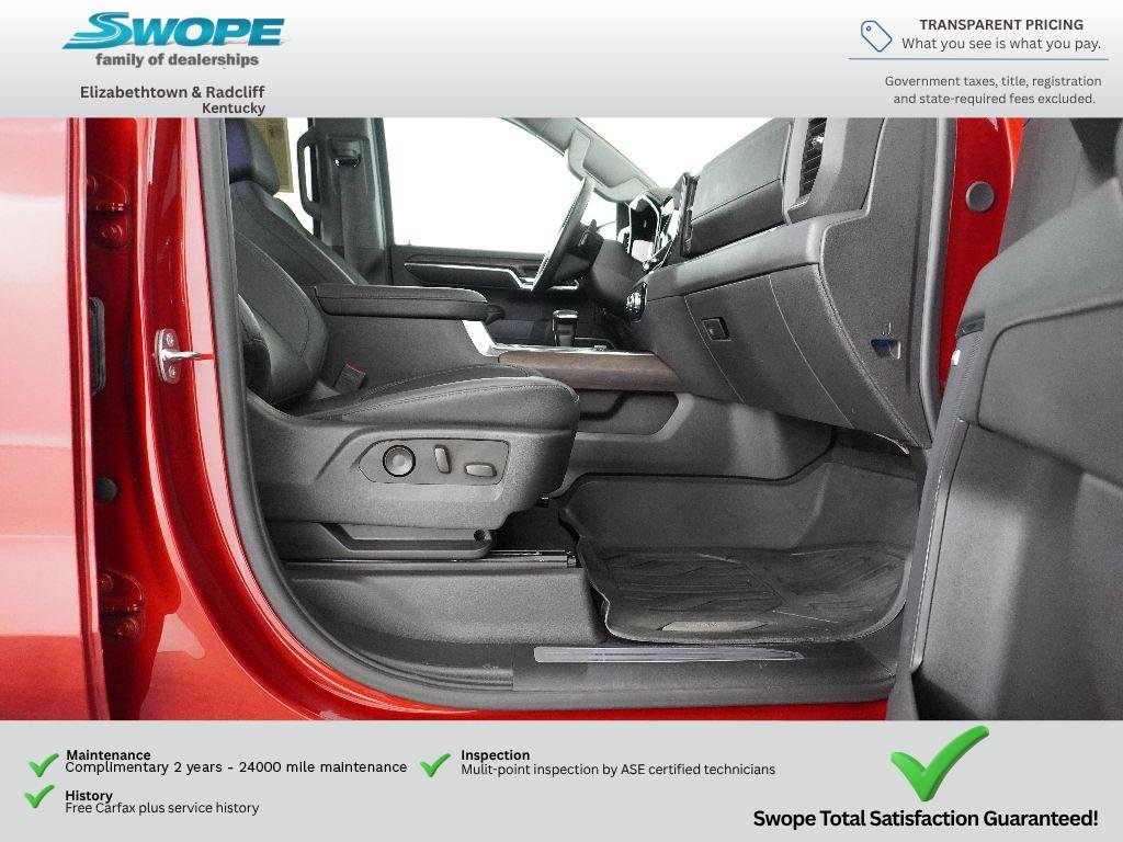 Used 2024 Volcanic Red Tintcoat GMC SLT image 10