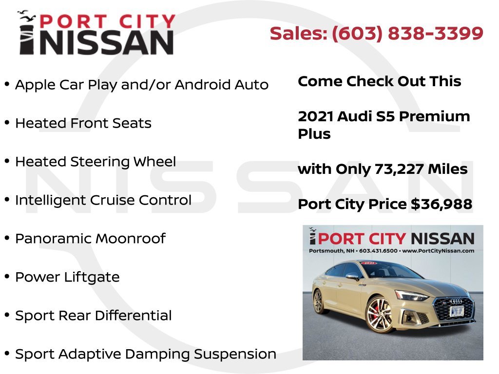 Used 2021 Quantum Gray Audi 3.0T Premium Plus w/s-sport + b&o 3d audio image 32