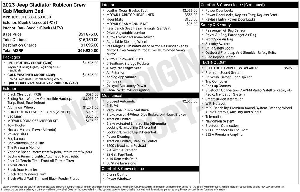 Used 2023 Black Jeep Rubicon image 31
