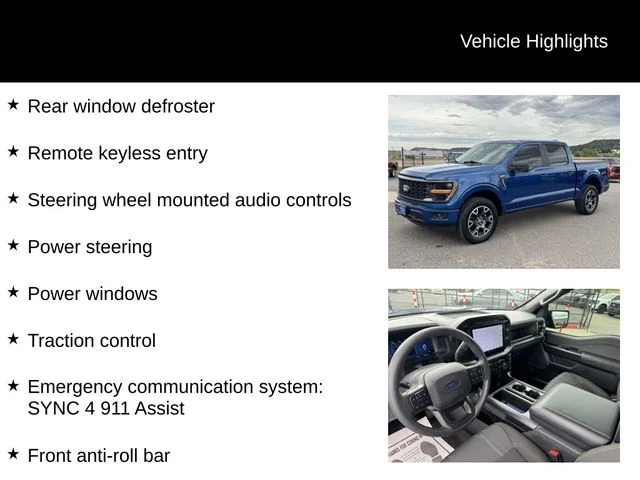 Used 2024 Blue Ford STX image 15