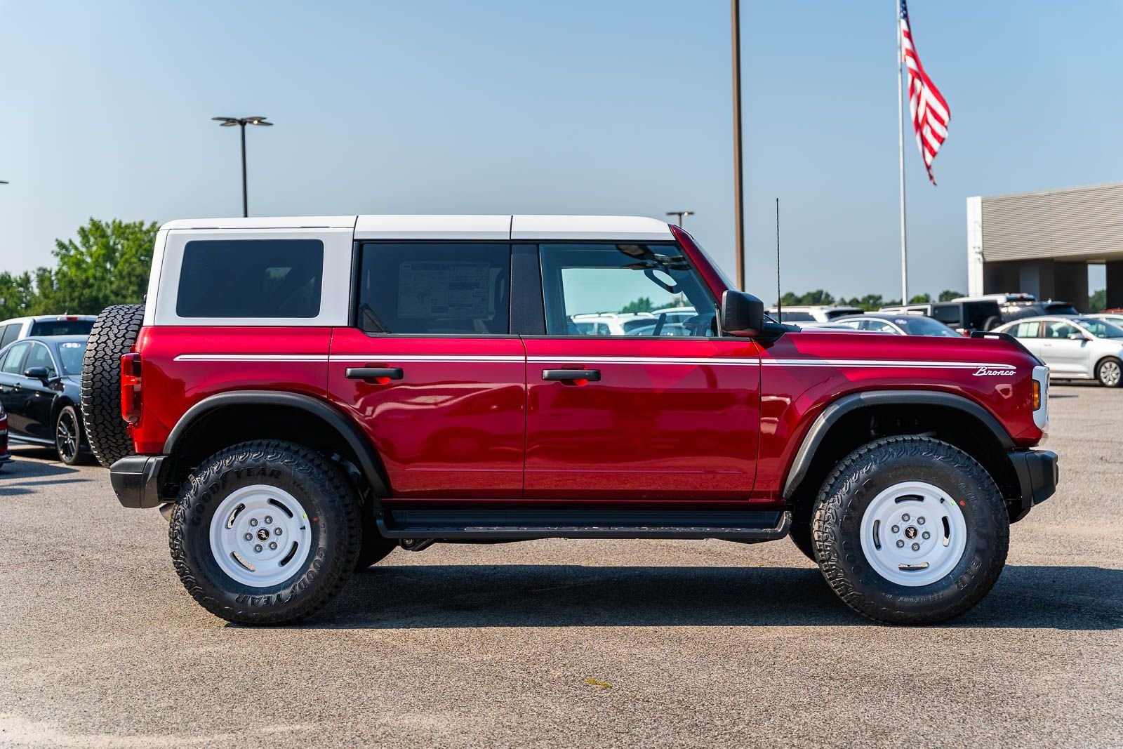 New 2026 Ruby Red Metallic Tinted Clearcoat Ford Heritage Edition image 9