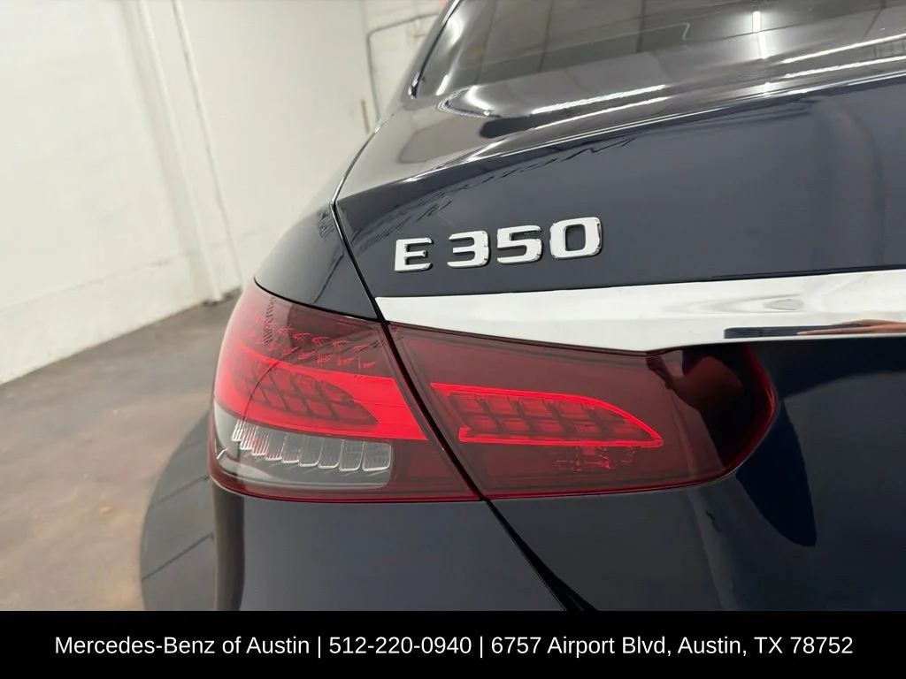 Certified Used 2021 Blue Mercedes-Benz E 350 image 12