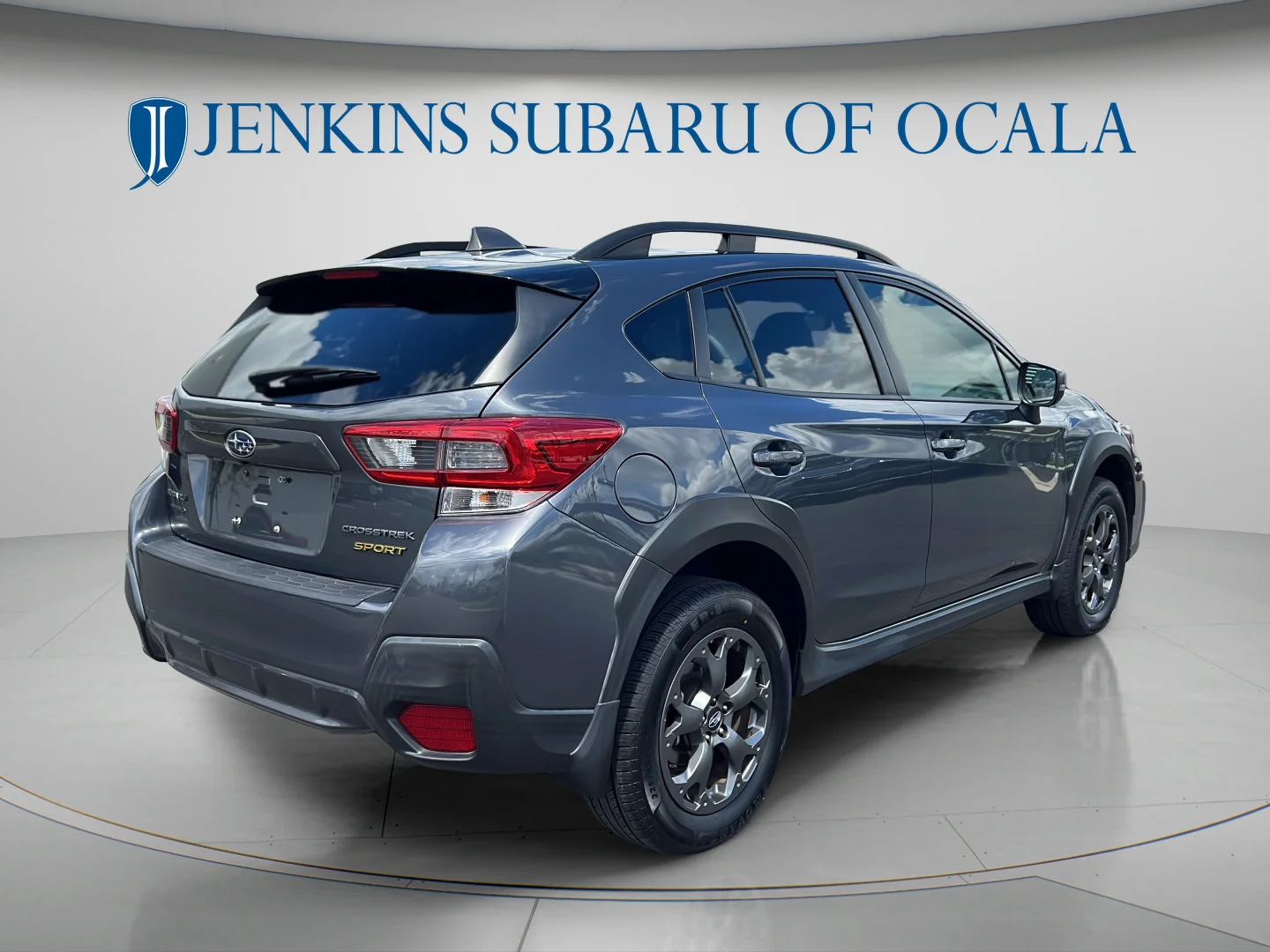 Used 2021 Magnetite Gray Metallic Subaru Sport image 3