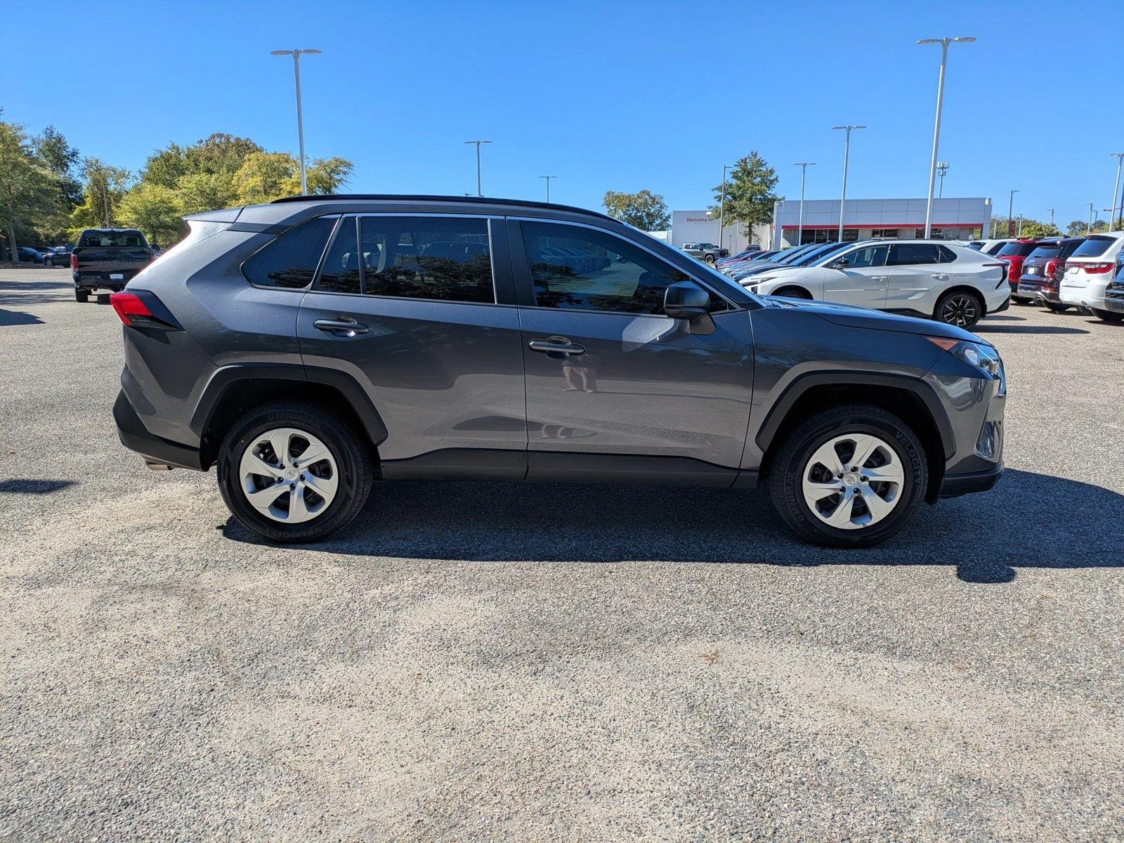Used 2021 Magnetic Gray Metallic Toyota LE image 3