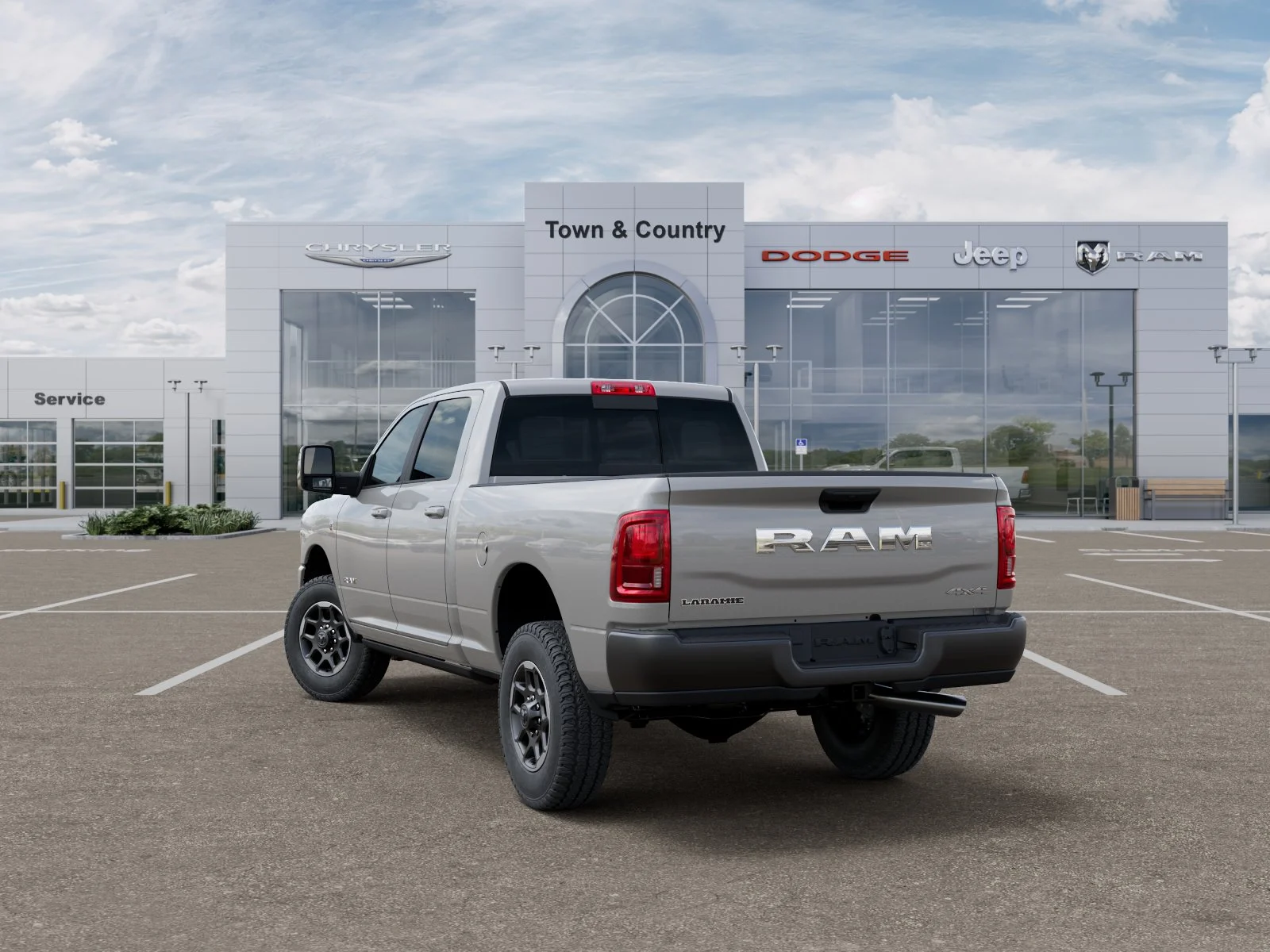 New 2026 Silver-Zynith Exterior Paint RAM Laramie image 25