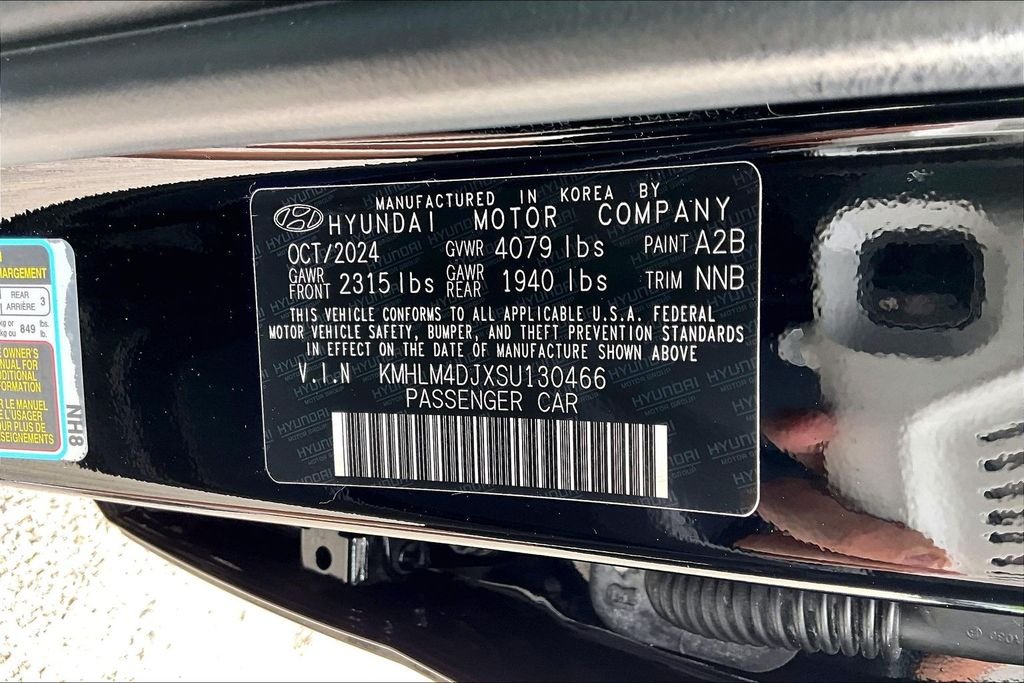 Certified Used 2025 Black Hyundai SEL Sport image 36
