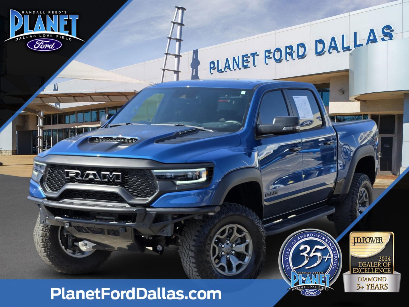 Used 2024 Blue RAM TRX image 1
