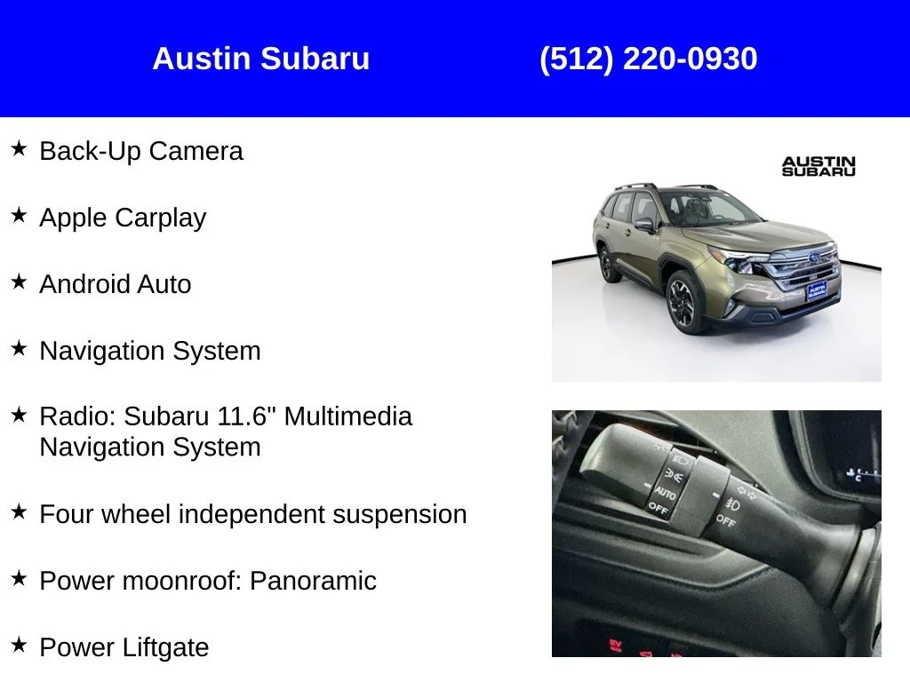 New 2026 Green Subaru Premium Hybrid image 9