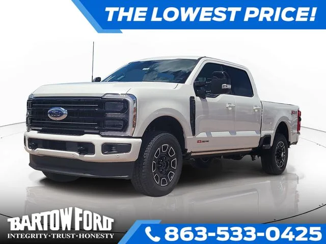 New 2026 White Metallic Ford Platinum image 1