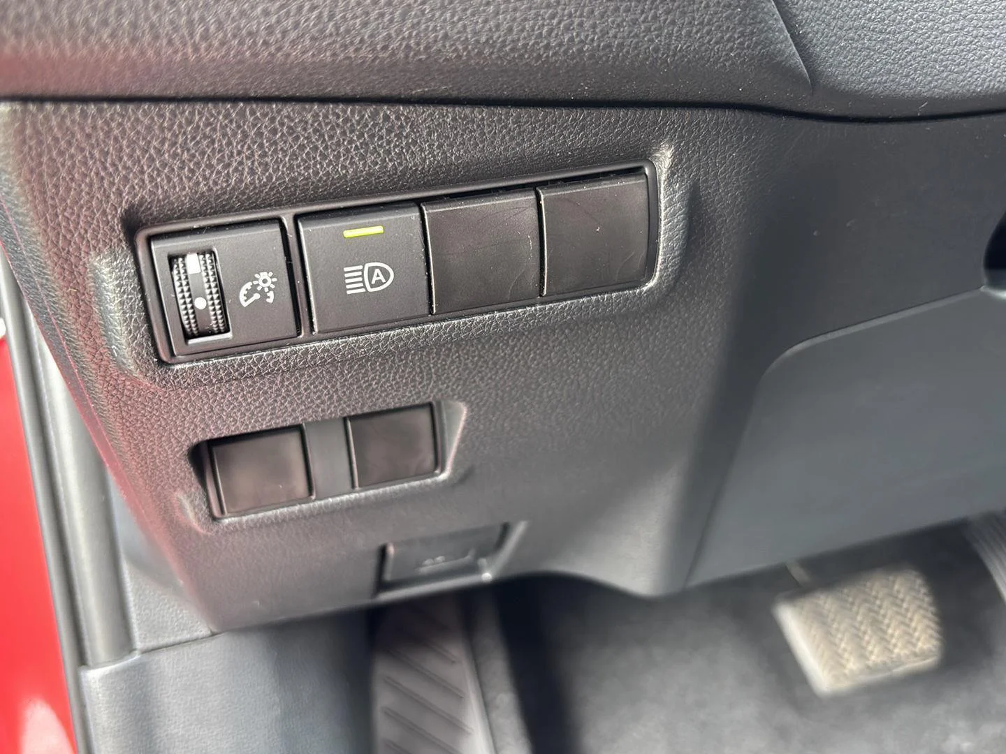 Used 2023 Barcelona Red Metallic Toyota LE image 18