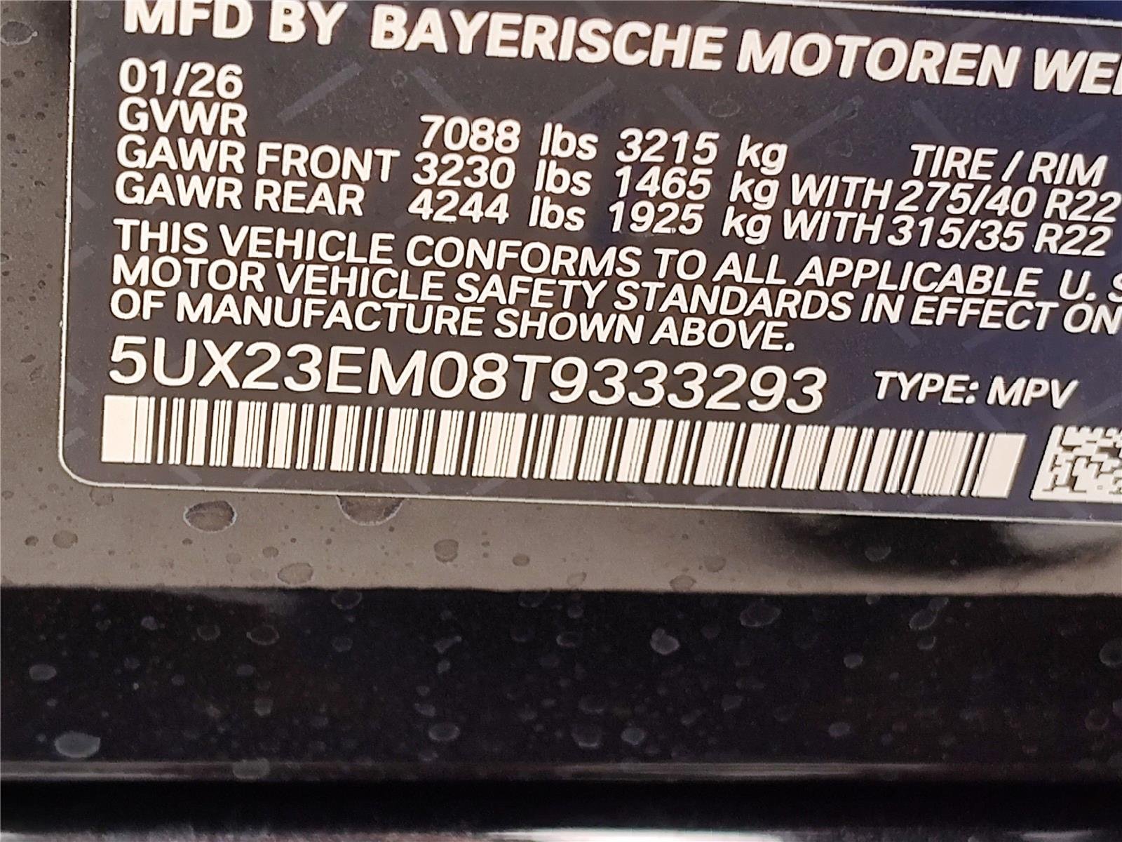 New 2026 Black Sapphire Metallic BMW xDrive40i image 17