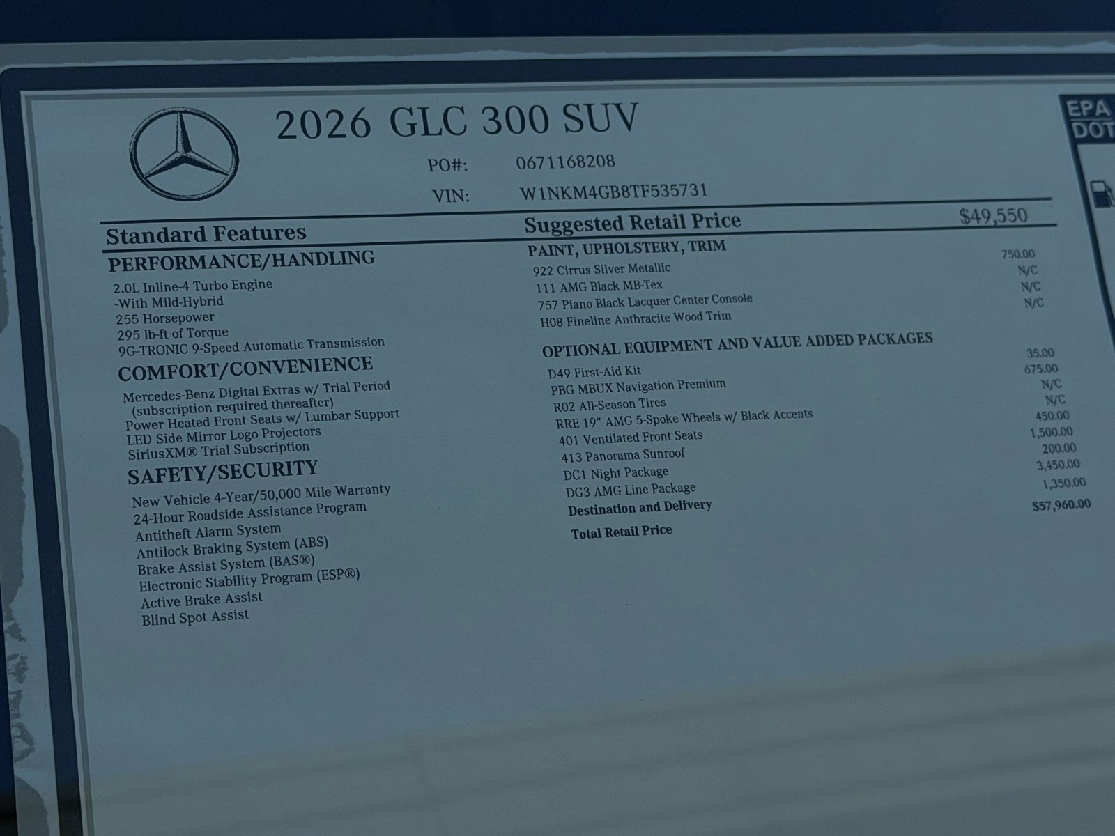 New 2026 Black Mercedes-Benz GLC 300 image 48