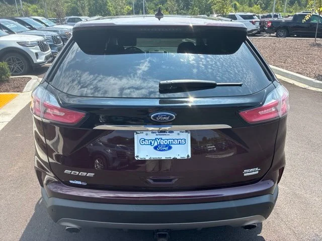 Used 2019 Burgundy Velvet Metallic Tinted Clearcoat Ford SEL image 7