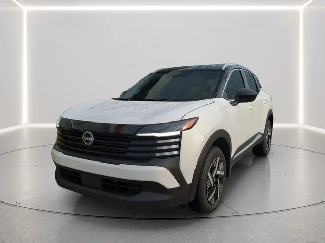 New 2026 Aspen White TriCoat / Super Black Two-tone Nissan SV image 2