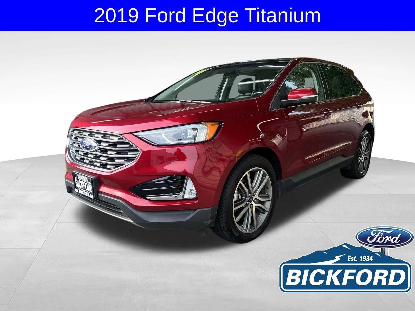 Used 2019 Red Ford Titanium image 1
