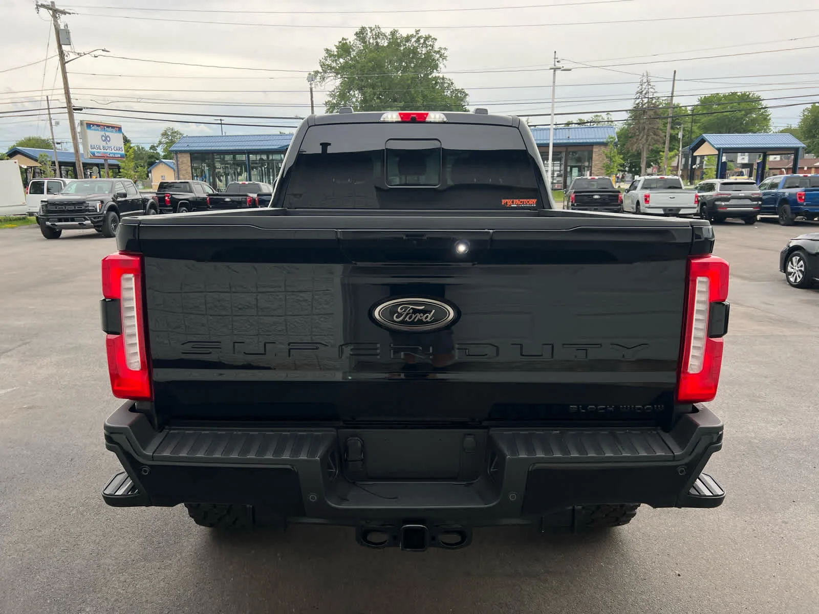 New 2026 Agate Black Metallic Ford Lariat Black Widow image 2