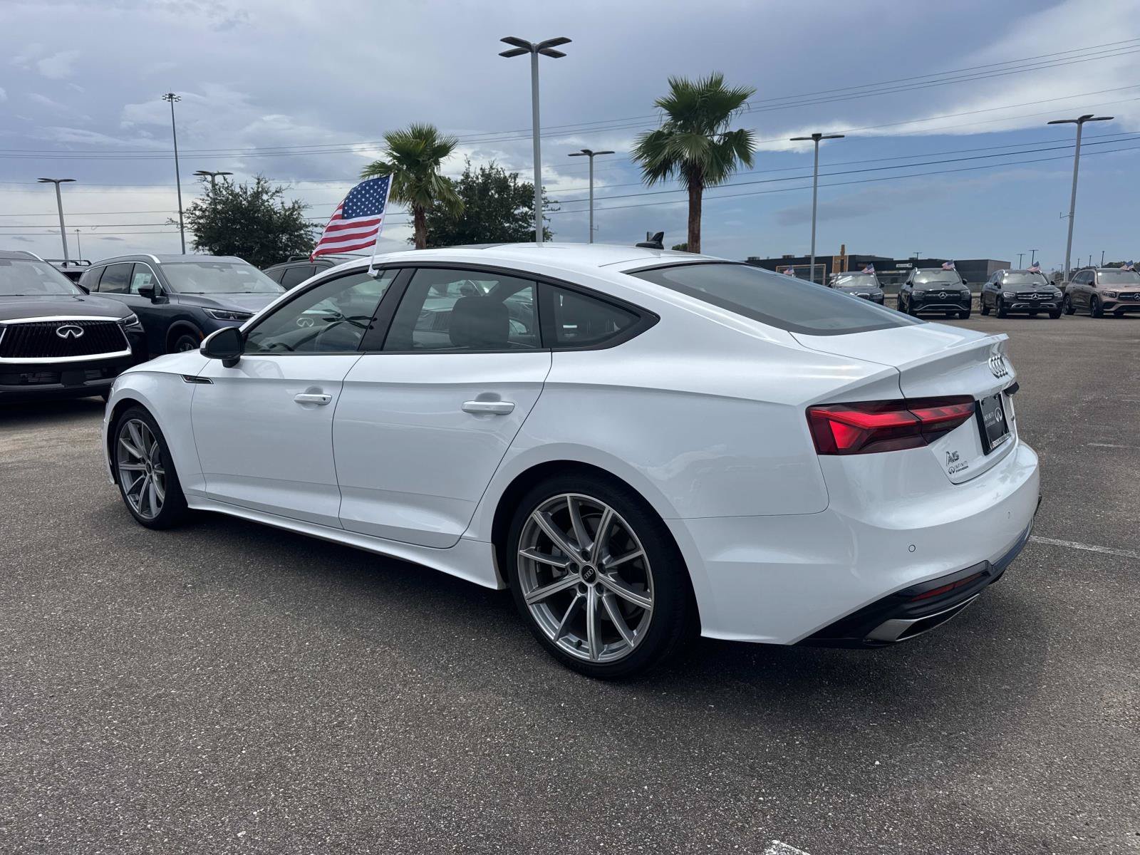Used 2025 White Audi 45 S line Premium Plus image 7