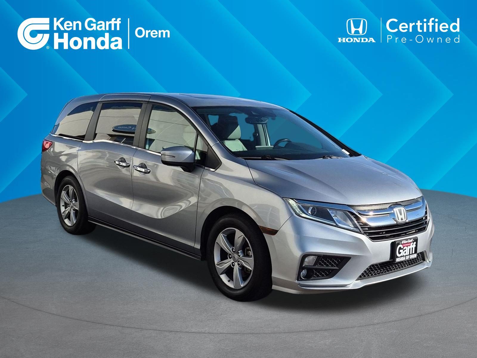 Certified Used 2019 Silver Honda EX-L Auto image 1