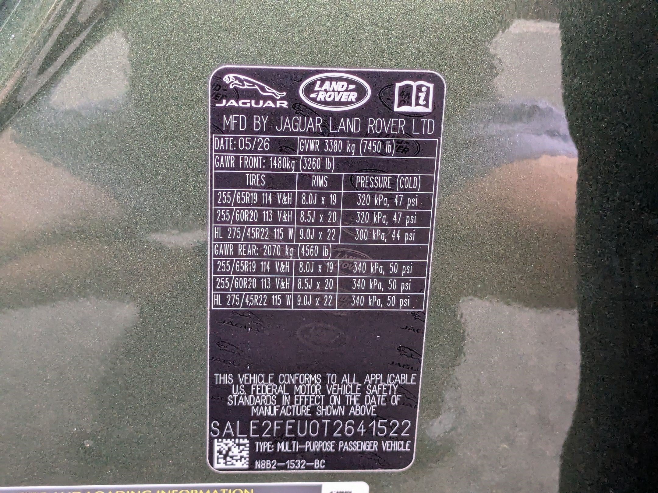 New 2026 Woolstone Green Land Rover P400 X-Dynamic SE image 38