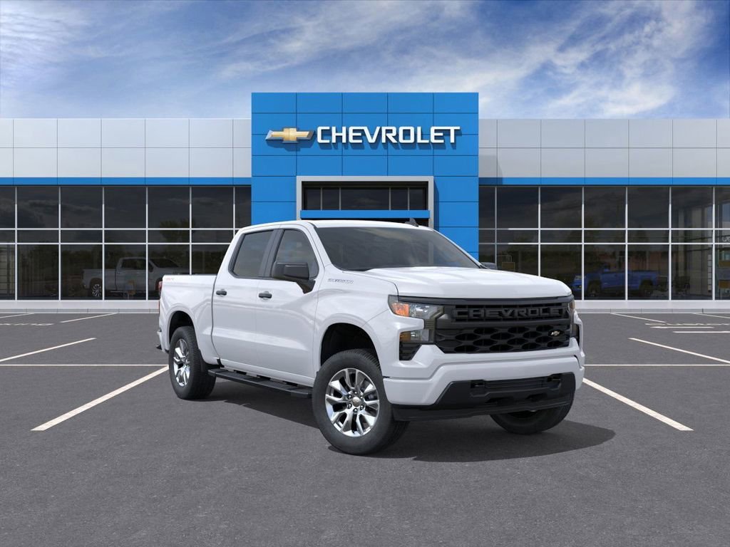 New 2025 Chevrolet Silverado 1500 Custom 4D Crew Cab