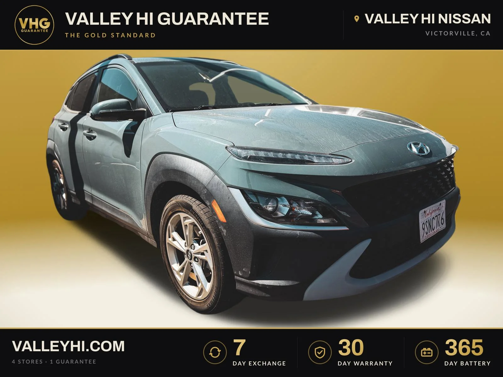 Used 2022 Green Hyundai SEL image 1