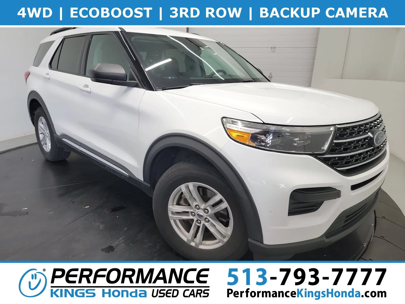 Used 2021 Oxford White Ford XLT image 1