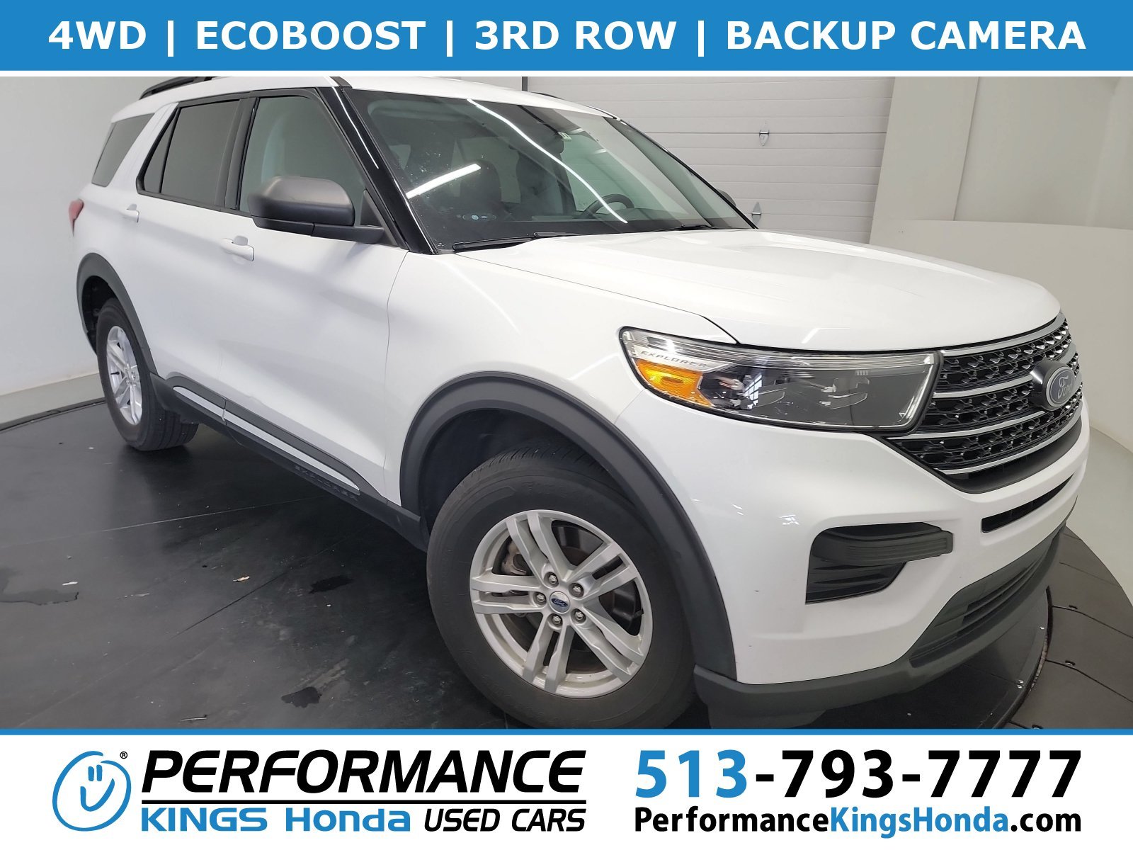 Used 2021 Oxford White Ford XLT image 1