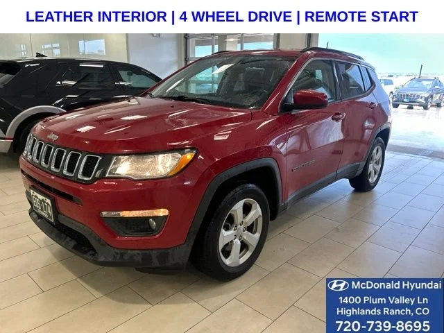 Used 2017 Red Jeep Latitude image 1