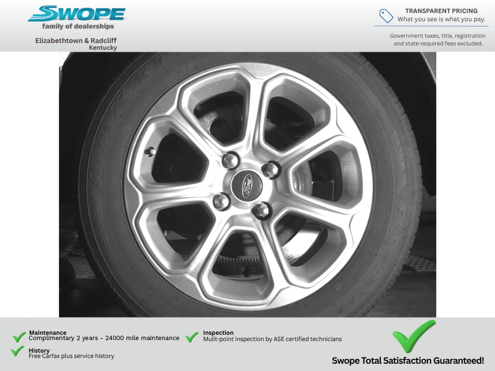 Used 2018 Diamond White Ford SE image 23