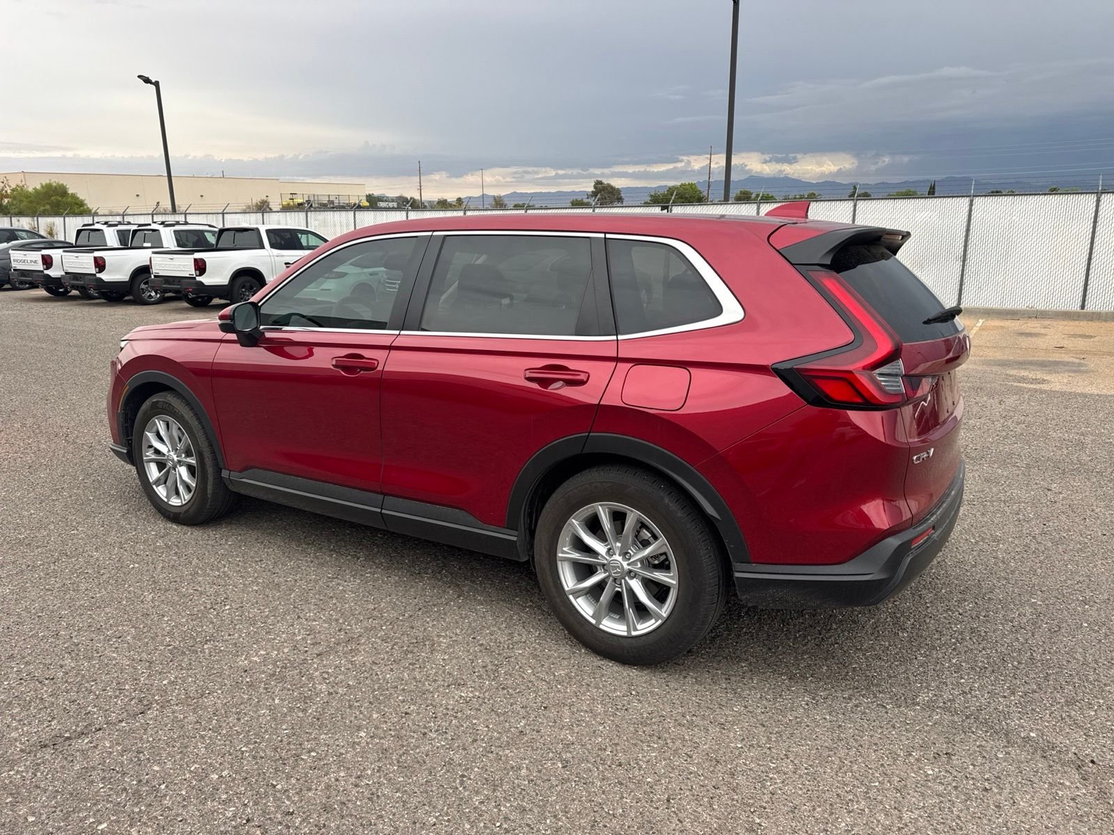 Used 2025 Radiant Red Metallic Honda EX image 3