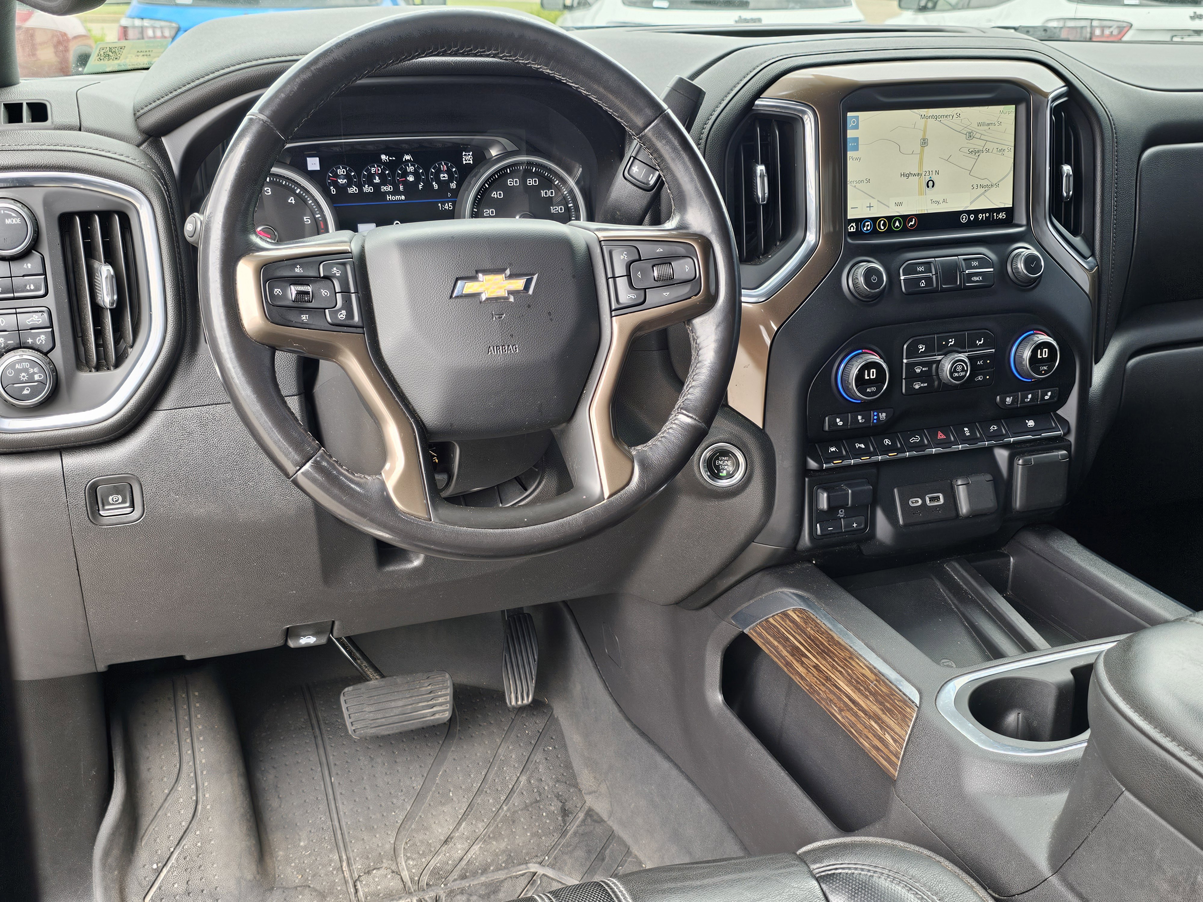 Used 2021 Northsky Blue Metallic Chevrolet High Country image 36