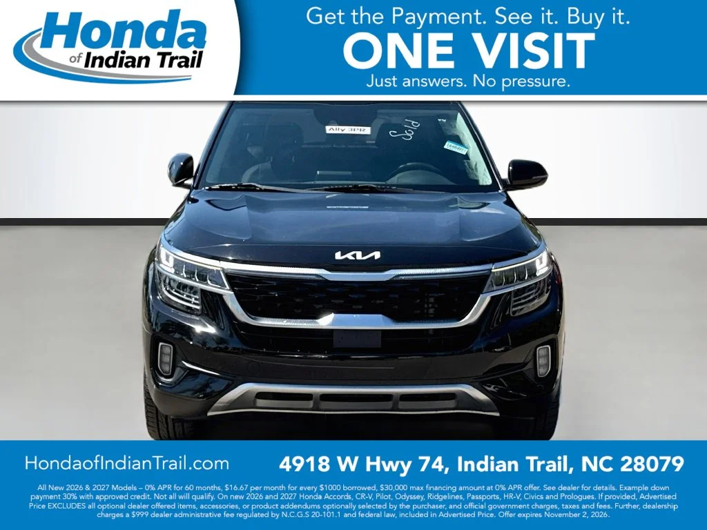 Used 2023 Kia Seltos SX with VIN KNDETCA2XP7412717 for sale in Indian Trail, NC