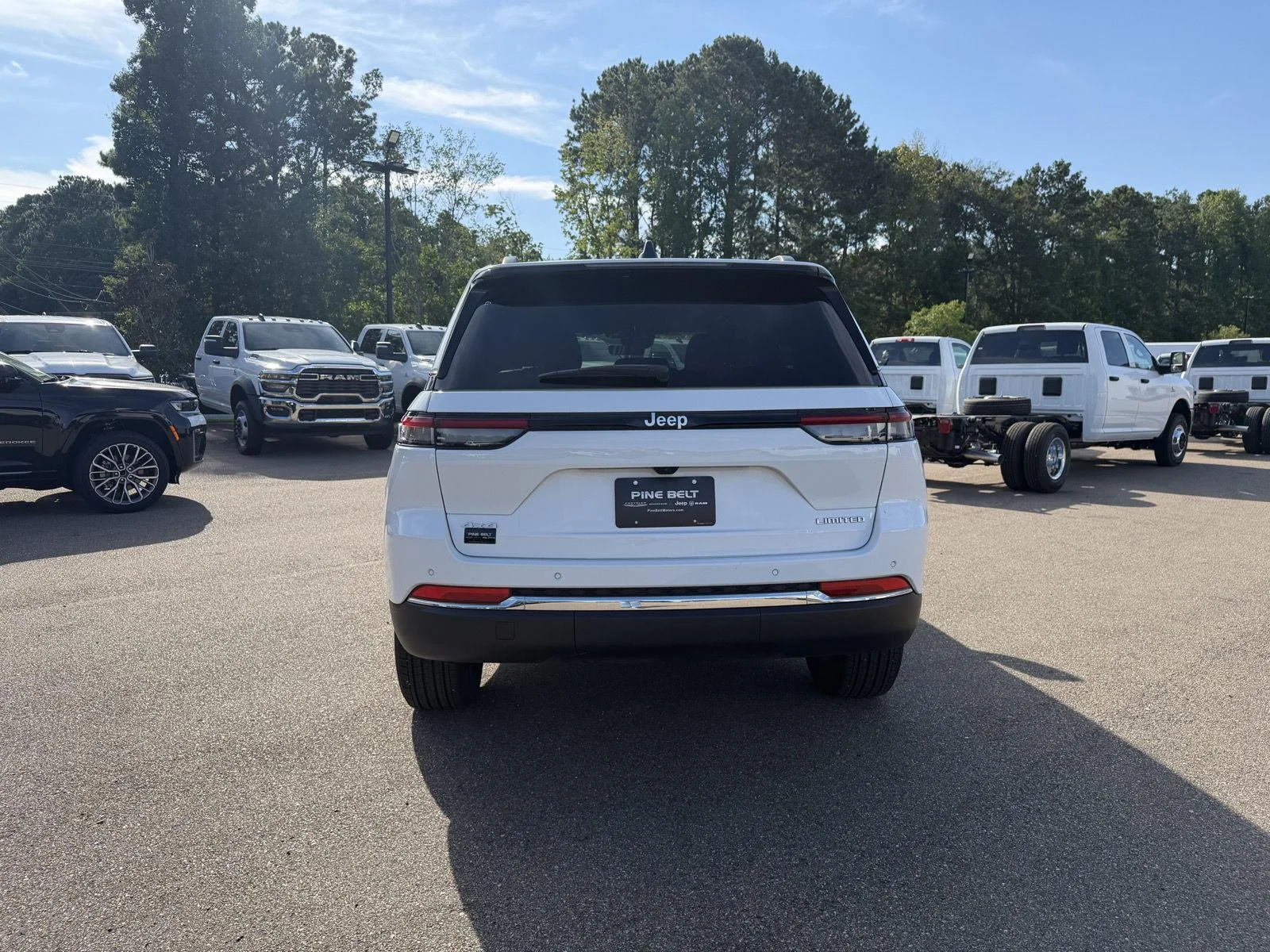 Used 2025 Bright White Clearcoat Jeep Limited image 5