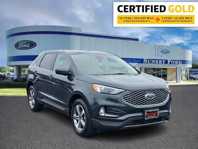 Used 2023 Stone Blue Metallic Ford  image 1